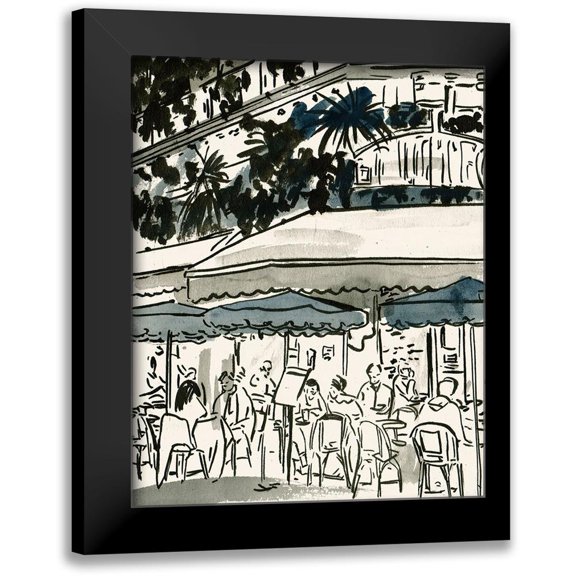 Wang, Melissa 12x14 Black Modern Framed Museum Art Print Titled - Aucoin de Larue II