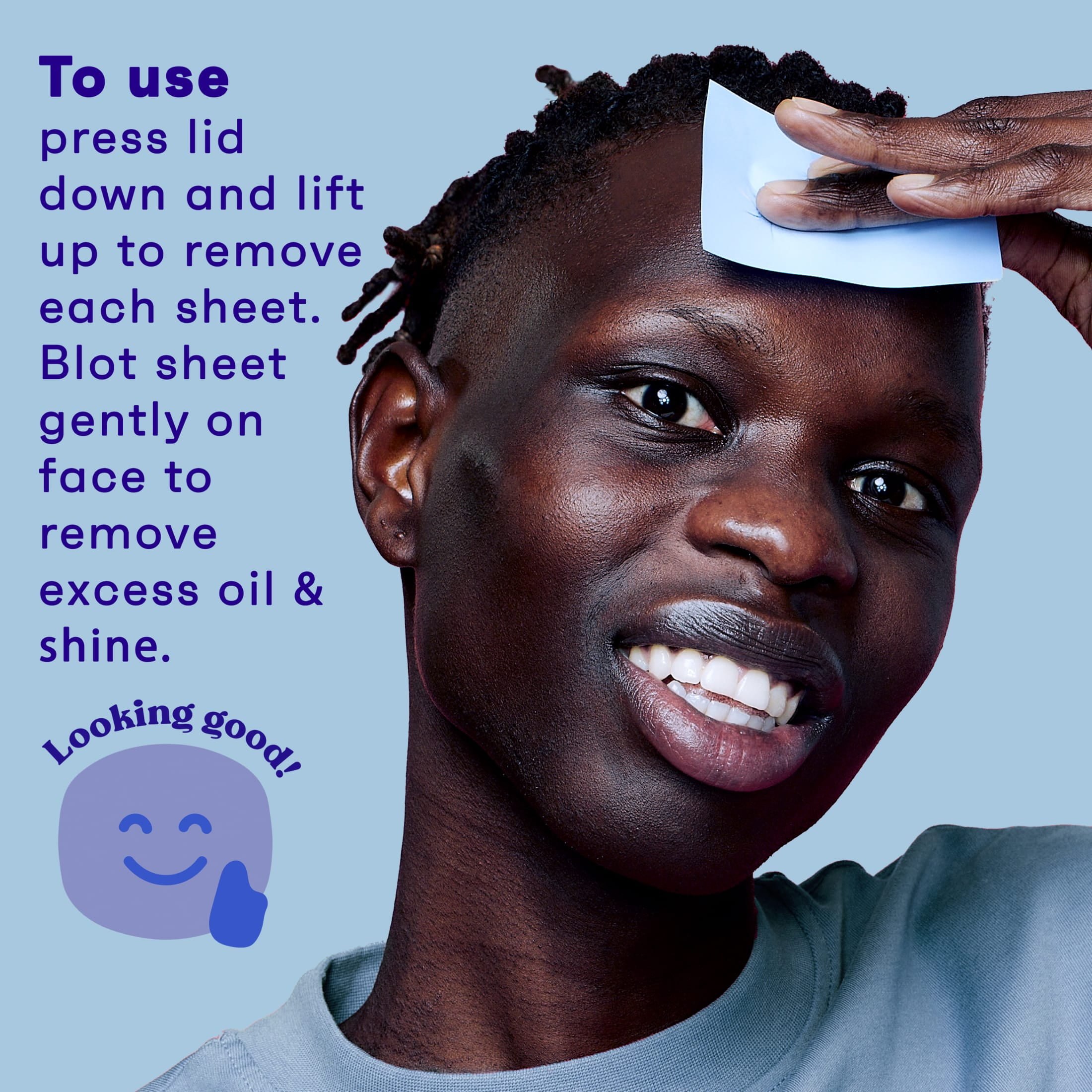 Clean & Clear Essentials Oil Absorbing Sheets for Oily Skin, 50 Count