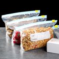 thumbnail image 3 of 15/20/25Pcs Food Freezer Bag Date Recordable Transparent Food Grade Preservation Reusable Refrigerator Vegetable And Fruit Storage Bag Kitchen Organizer, 3 of 8