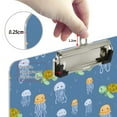 thumbnail image 4 of ALAZA Plastic Clipboard A4 Letter Size Decorative Clipboards for Students Women Men 9" x 12.5" Jellyfish Turtle Pattern, 4 of 6