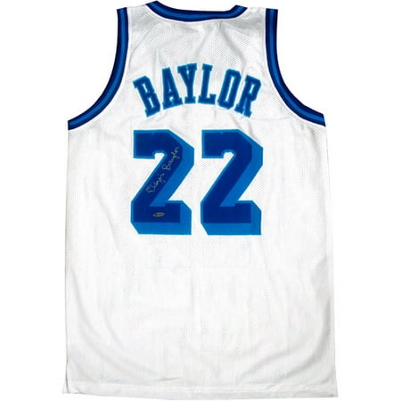 Sport Image Authentic Autographed Lakers White Jersey, Elgin Baylor