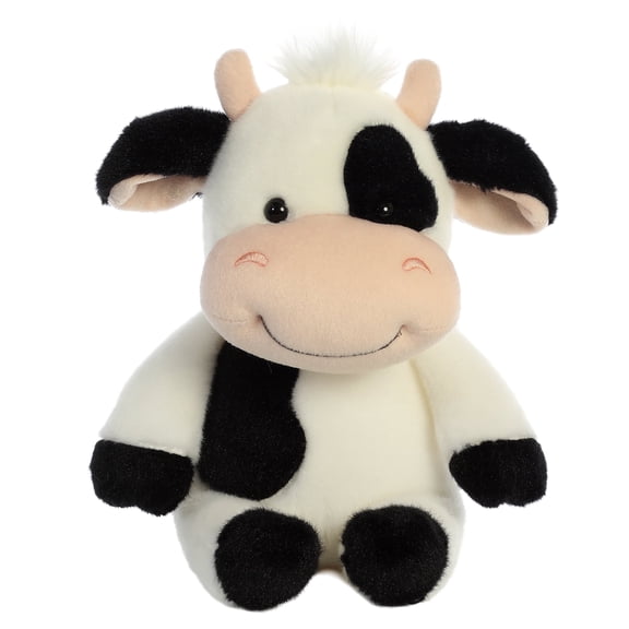 Aurora - Medium White Oink & Mooty - 11" Mooty - Fun-loving Stuffed Animal