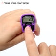 thumbnail image 5 of Finger Tally Counter 0-99999 5 Digital LED Display for Sports Counting, Purple, 5 of 5