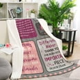 thumbnail image 3 of Difference Maker Gifts for Women, Thank You Appreciation Gifts for Women, Retirement Farewell Gifts for Coworkers Employee Friends, Positive Affirmations Office Gifts for Women Throw Blanket 60x50in, 3 of 5
