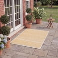 thumbnail image 3 of SAFAVIEH Courtyard Altan Geometric Indoor/Outdoor Area Rug, Beige/Gold, 4' x 5'7", 3 of 11
