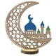 thumbnail image 1 of Decoración Eid de madera, adorno de carpas huecas de madera para el Festival musulmán islámico, fiesta de Ramadán Mubarak, 1 of 8
