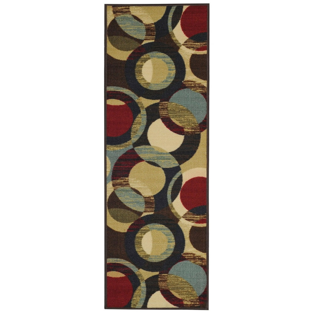 Maxy Home Hamam Collection HA5049 (NonSkid) Rubber Back Runner Rug