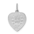 thumbnail image 4 of White Sterling Silver Charm Pendant Themed 19 mm 12, 4 of 4