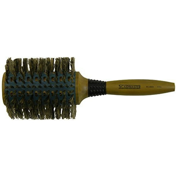 Scalpmaster Ceramic Boar Bristle Vented Round Brush, 4 Inch Walmart