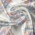 thumbnail image 7 of Ambesonne Floral Valance & Curtain, Pastel Modernized Damask, 55"x36", Cream Pale Salmon, 7 of 7