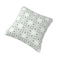thumbnail image 3 of YFYANG Square Decorative Throw Pillow Case (Without Pillow Insert), Vintage Green Geometric Pattern Bedroom Sofa Car Cushion Cover, 12"x12", 3 of 9