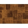 thumbnail image 1 of Ahgly Company Indoor Rectangle Patchwork Orange Transitional Area Rugs, 2' x 5', 1 of 4