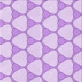 thumbnail image 1 of Ahgly Company Indoor Square Patterned Heliotrope Purple Area Rugs, 7' Square, 1 of 6