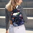 thumbnail image 5 of Goofa The Nightmare Before Christmas Pattern Durable Canvas Daypack - High-Quality Vintage Backpack, Compact & Versatile for Travel and Everyday Use-Medium, 5 of 5