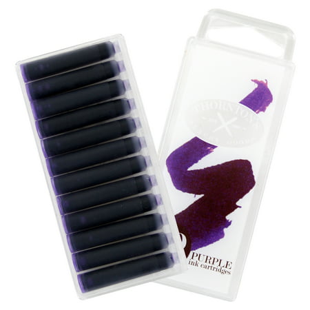Thornton's Luxury Goods Thornton's Short Standard International Fountain Pen Ink Cartridges (Pack of