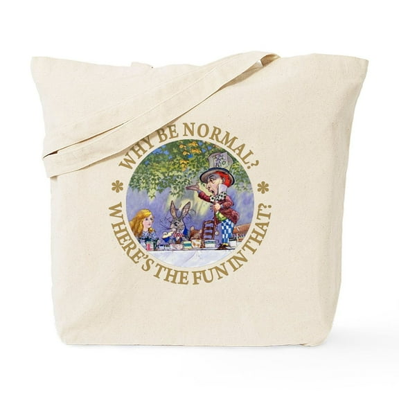 CafePress - Why Be Normal? Tote Bag - Unisex Canvas Tote Bag, Beige, 1-Piece