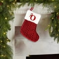 thumbnail image 2 of (2 Pack) Christmas Decoration Supplies Hanging Accessories Red Knitted Letter Christmas Socks Festive Bags Tree Pendant Ornament Decoration for Home Holiday, 2 of 5