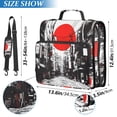 thumbnail image 2 of FORMRS Zipper Binder with Shoulder Strap 2-inch Ring 500 Sheet Capacity File Bag, Black Streets, 2 of 5
