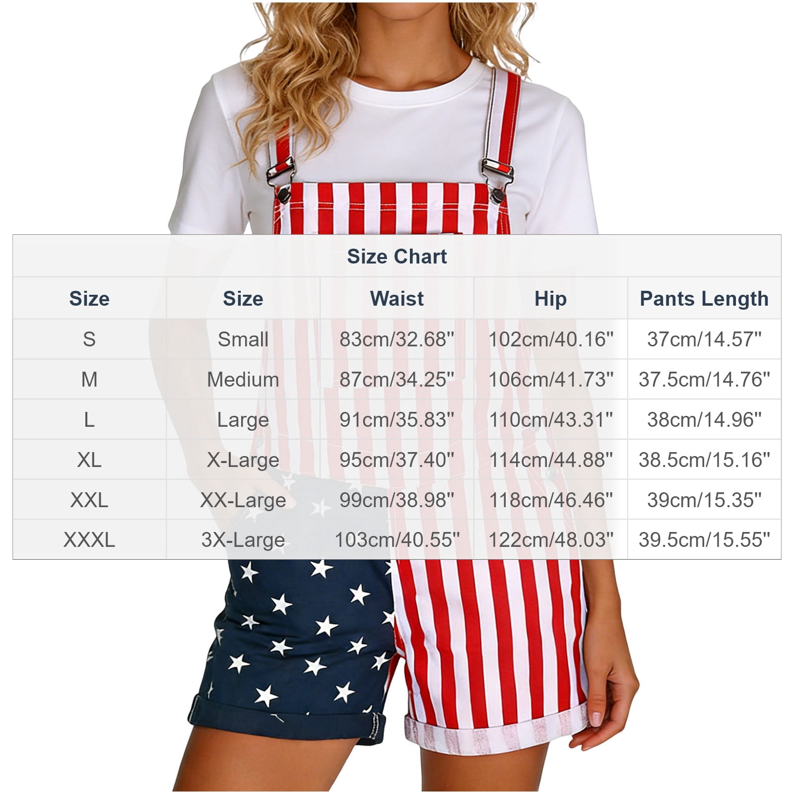 FchengtaiS American Flag Overalls Women Denim Bib Romper 4th of July Striped Stars Jumpsuit Shorts Independence Day Outfits