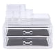 thumbnail image 1 of Inicio / Salón / / Oficina / Encimera / Vanity Acrílico Joyería Y Caja de Almacenamiento de Organizador de Maquillaje, 2 Pieza jinwen Organizador de soporte de maquillaje, 1 of 8