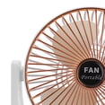 thumbnail image 4 of Ventilador de escritorio Zulema portátil 3 velocidades Oro, 4 of 8