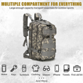 thumbnail image 3 of Mochila de agua para hombres, mujeres y niños para senderismo, correr, festival, ciclismo, ciclismo, 3 of 5