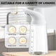 thumbnail image 3 of Dispensador de Jabón Automático Sin Contacto, Recargable por USB, con Sensor Ajustable de 4 Niveles, para Cocina y Baño, Color Negro., 3 of 5