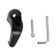 thumbnail image 1 of Gancho colgante para motocicleta tipo gota, soporte para casco, equipaje, bolsa para scooters y bicicletas, negro, 1 juego, tornillo, llave, 60mm, 1 of 7
