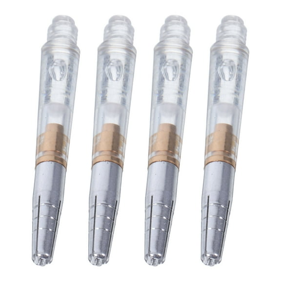WRITWAA 4Pcs High Transparency Dart Shafts for Plastic Tip Darts Lightweight Durable Professional Use