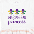 thumbnail image 4 of Inktastic Mardi Gras Princess Girls Toddler Dress, 4 of 5