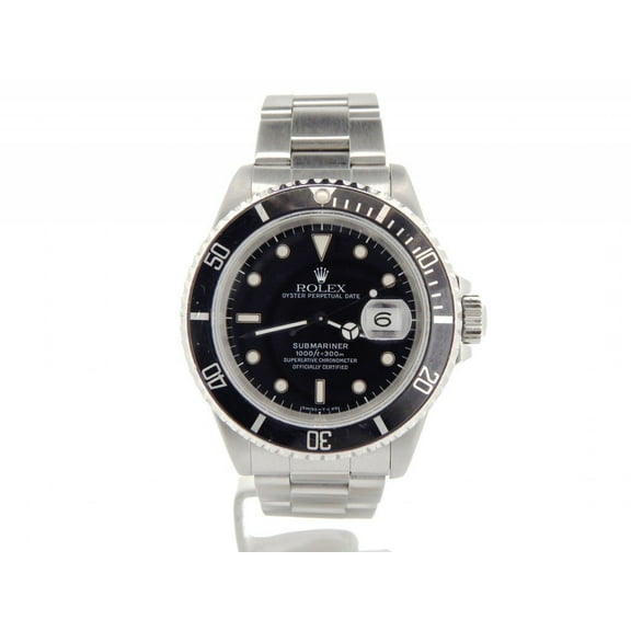Pre-Owned Mens Rolex Submariner Date Ref. 16610 Stainless Steel Watch