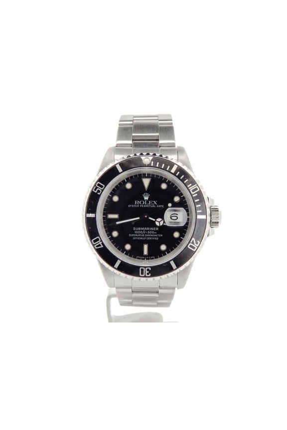 Pre-Owned Mens Rolex Submariner Date Ref. 16610 Stainless Steel Watch