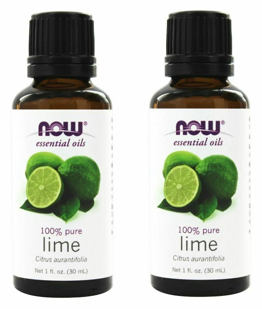 Now Foods Essential Oils, Lime Oil, 1 fl oz (30 ml) 2 Packs