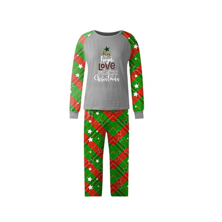 

Steady Girls Pajamas Christmas Prints Family Matching Long Sleeve Tops+Pants Set Family Matching Sets