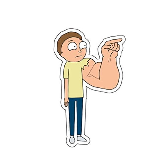 Rick and Morty, SENTIENT ARM MORTY DECAL, Licensed Exclusive Artwork STICKER