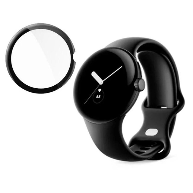 Compatible avec Google Pixel Watch, Protecteur d'Écran à Couverture Complète, Anti-Rayures, Film Transparent Hd, Film d'Écran à Bord Arqué Incurvé 3d, 1/3/5 Pcs