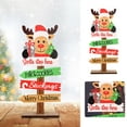 thumbnail image 1 of Oliegs Blanket : Adorable Old Snowman Wooden For Festive Desktop Cheer – Perfect Holiday Greetings!, 1 of 5