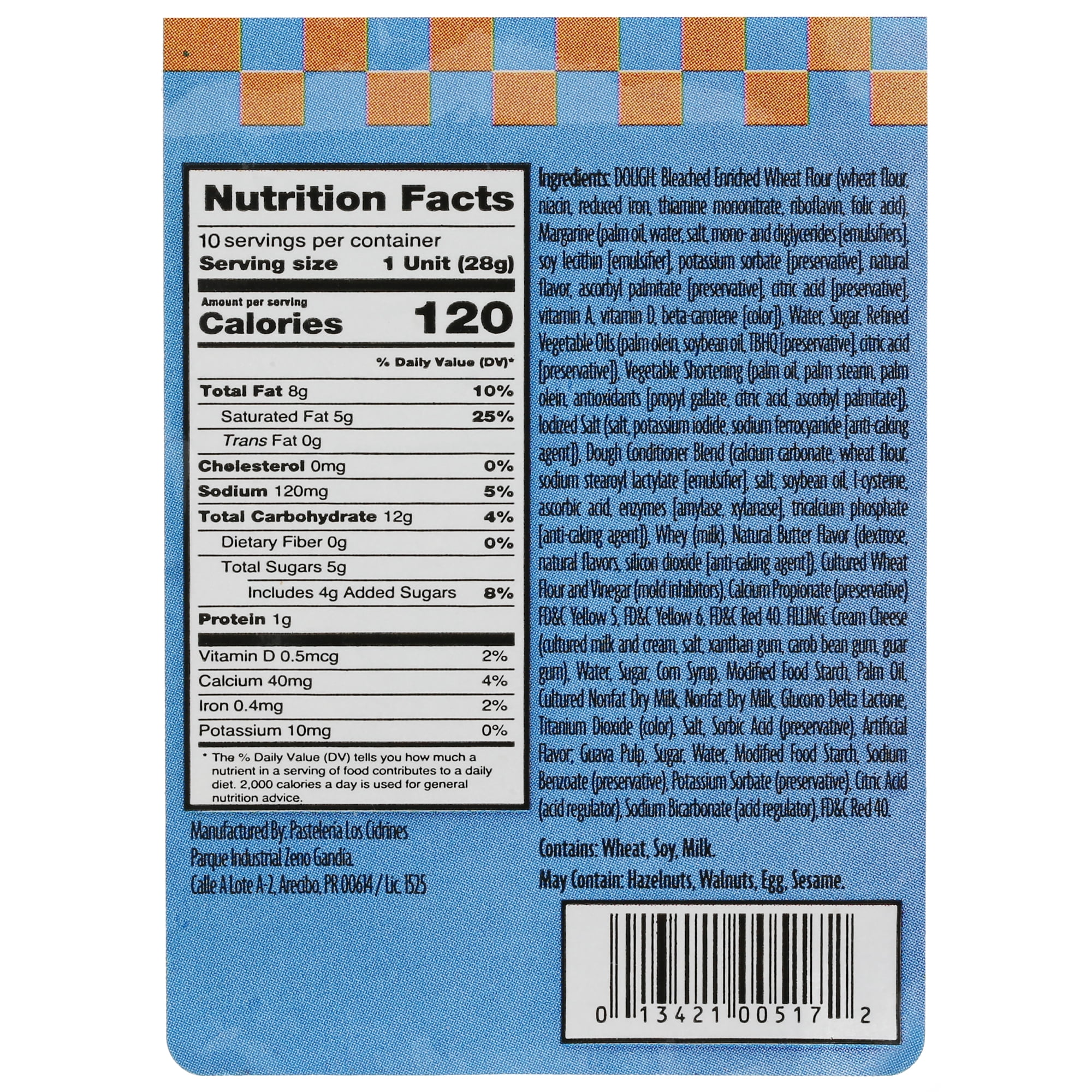 Cidrines, Mini Quesito, 10 Count, Ready to Eat, Shelf Stable