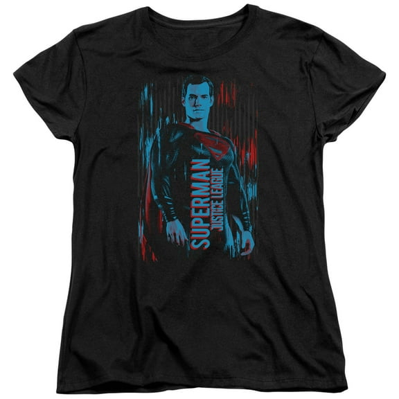 Justice League Movie - Superman - Women's Short Sleeve Shirt - Large