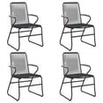 thumbnail image 2 of vidaXL 5 Piece Garden Dining Set Black PVC Rattan, 2 of 5
