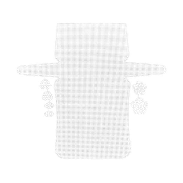 Láminas de malla de lona, accesorio de láminas de lona en blanco, lámina moldeadora para manualidades de bricolaje estilo c