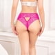 thumbnail image 3 of Gibobby Ropa interior sexy para mujer Ropa interior sexy ahuecada de cintura alta cómoda y juguetona para mujer(Rosa caliente,CH), 3 of 4