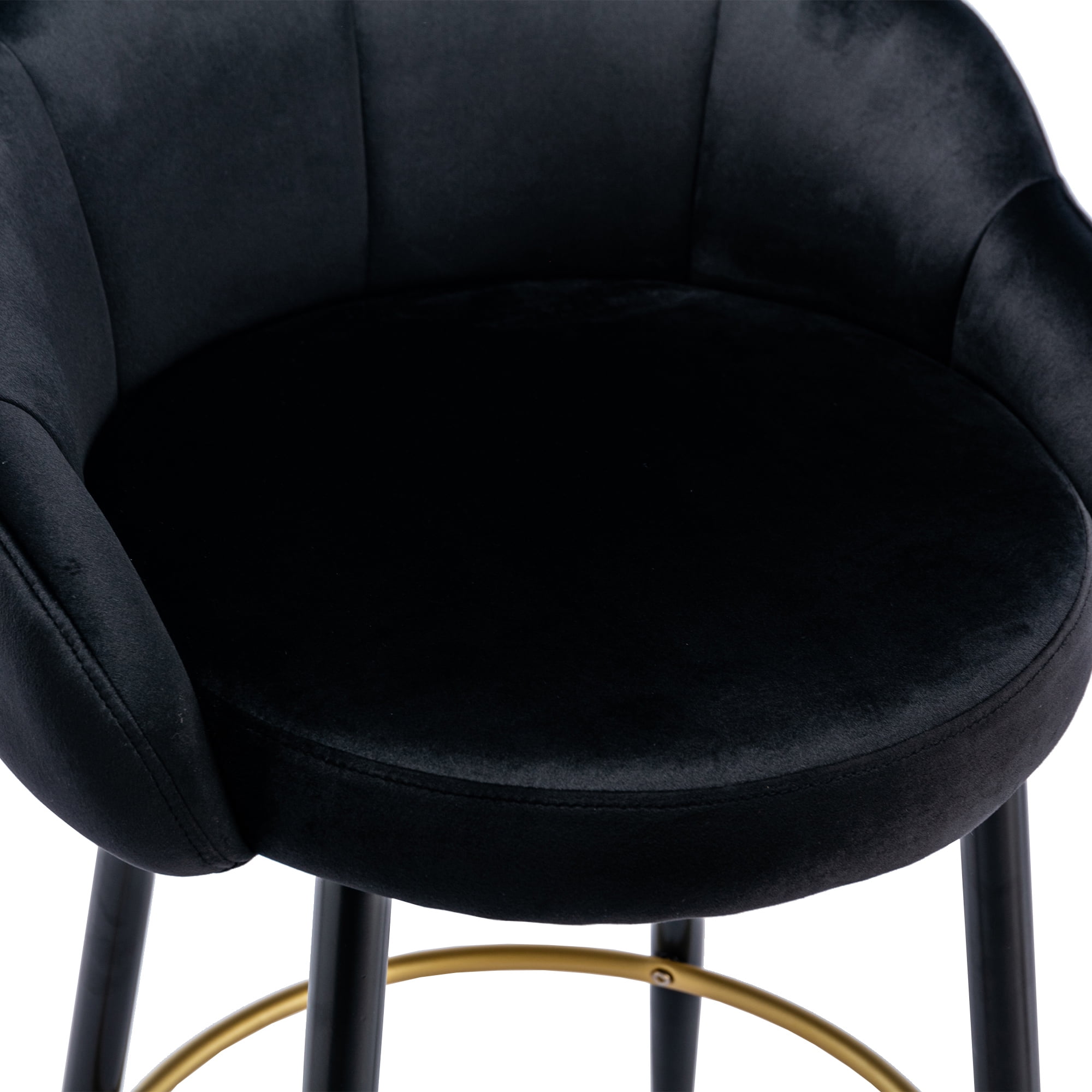 Resenkos Bar Stools Set of 2,with Back and Footrest Counter Height Dining Chairs,Black Resenkos Bar Stools Set of 2,with Back and Footrest Counter Height Dining Chairs,Black