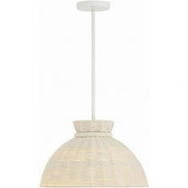 1 Light Pendant-9.5 inches Tall and 16 inches Wide Bailey Street Home 49-Bel-4956139
