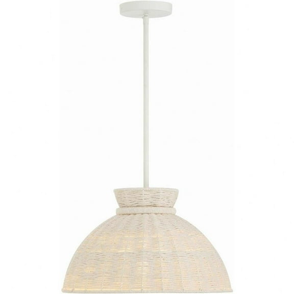 1 Light Pendant-9.5 inches Tall and 16 inches Wide Bailey Street Home 49-Bel-4956139
