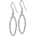 thumbnail image 2 of Sterling Silver Jbsp's D/C Shepherd Hook Dangle Earrings (43 X 11.68) Made In India va26, 2 of 5