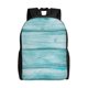 thumbnail image 1 of Balery Teal Turquoise Wood Mochila - Mochila Estilosa y Duradera para Laptop de 15 Pulgadas con Tela Oxford Impermeable, 1 of 8