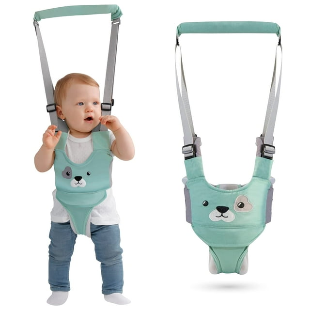Cesta estilo bebé niño pequeño con bebé madre y bebé suministros caballo