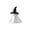A002- Style B, variant on Salt and Pepper Shaker Ceramic Ghost Figurine 1 Piece Halloween Decor for Indoor Kitchen Table