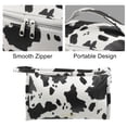 thumbnail image 4 of Unique Bargains 1 Pcs Makeup Bag Cosmetic Travel Bag Large Makeup Bag Organizer Bag for Women Faux Leather Black White, 4 of 6